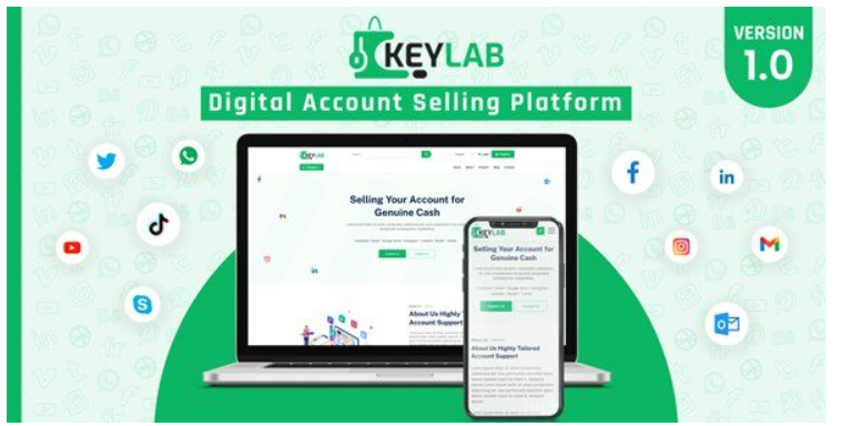 KeyLab 2.0 – Plataforma de Venda de Contas Digitais